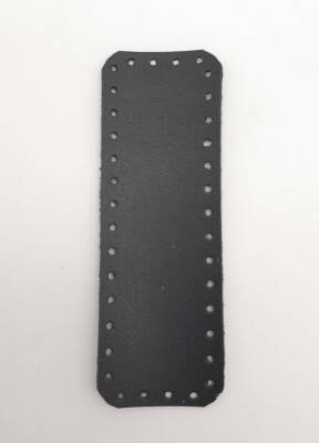 Angel Çanta Aksesuar Suni Deri Siyah Renk 12X4 cm Dikdörtgen Çanta Tabanı - 1