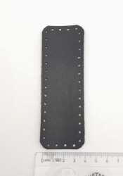 Angel Çanta Aksesuar Suni Deri Siyah Renk 12X4 cm Dikdörtgen Çanta Tabanı - 2