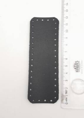 Angel Çanta Aksesuar Suni Deri Siyah Renk 12X4 cm Dikdörtgen Çanta Tabanı - 3