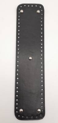 Angel Çanta Aksesuar Suni Deri Siyah Renk 40X10 cm Dikdörtgen Çanta Tabanı Gümüş Aparatlı - 1