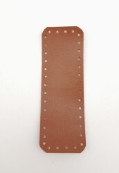 Angel Çanta Aksesuar Suni Deri Taba Renk 12X4 cm Dikdörtgen Çanta Tabanı - Angel Çanta Aksesuar