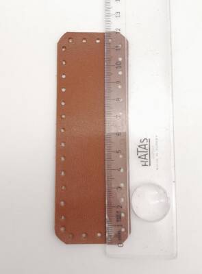 Angel Çanta Aksesuar Suni Deri Taba Renk 12X4 cm Dikdörtgen Çanta Tabanı - 3
