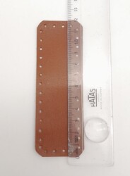 Angel Çanta Aksesuar Suni Deri Taba Renk 12X4 cm Dikdörtgen Çanta Tabanı - 3