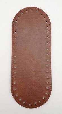 Angel Çanta Aksesuar Suni Deri Taba Renk 20X8 cm Oval Çanta Tabanı - 1