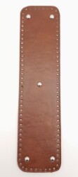 Angel Çanta Aksesuar Suni Deri Taba Renk 40X10 cm Dikdörtgen Çanta Tabanı Gümüş Aparatlı - Angel Çanta Aksesuar