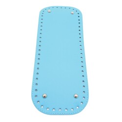 Angel Çanta Aksesuar Suni Deri Turkuaz Renk 32X12 cm Dikdörtgen Çanta Tabanı - Angel Çanta Aksesuar