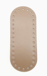 Angel Çanta Aksesuar Suni Deri Vizon 20X8 cm Oval Çanta Tabanı - Angel Çanta Aksesuar