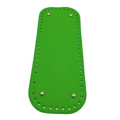 Angel Çanta Aksesuar Suni Deri Yeşil Renk 32X12 cm Dikdörtgen Çanta Tabanı - 1