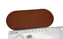 Angel Çanta Aksesuar Taba Renk 14x6 Cm Oval Çanta Tabanı Telefon Çantası Tabanı - Angel Çanta Aksesuar
