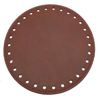 Angel Çanta Aksesuar Taba Renk 16 Cm Yuvarlak Taban Plaka - 1