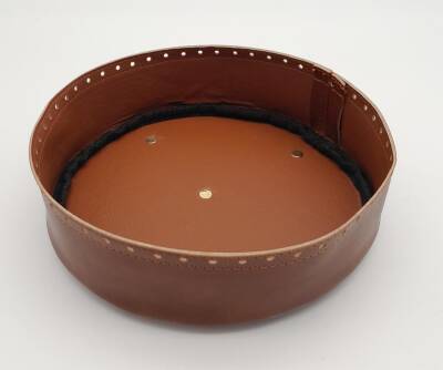 Angel Çanta Aksesuar Taba Suni Deri 22 cm Yuvarlak Yüksek Çanta Tabanı Light Gold Metalli - 1