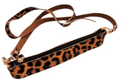 Angel Çanta Aksesuar Atina Model Leopar Renk Çanta Yapım Seti Light Gold Metalli - 1