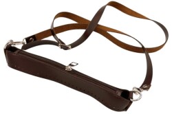 Angel Çanta Aksesuar Atina Model Koyu Kahve Renk Çanta Yapım Seti Gümüş Metalli - 2