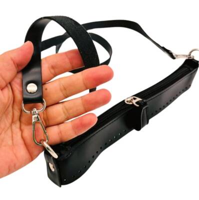 Angel Çanta Aksesuar Atina Model Siyah Renk Çanta Yapım Seti Gümüş Metalli - 1