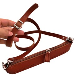 Angel Çanta Aksesuar Atina Model Taba Renk Çanta Yapım Seti Gümüş Metalli - Angel Çanta Aksesuar