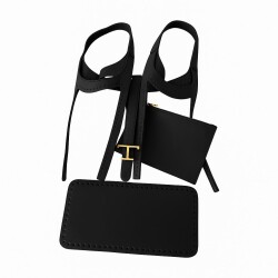 Angel Çanta Aksesuar TTS Model Çanta Yapım Aparatı Siyah Light Gold Metalli - Angel Çanta Aksesuar