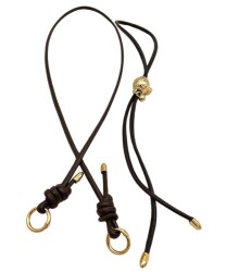 Angel Çanta Aksesuar Düğüm Model Büzgülü Çanta Seti Koyu Kahve - 2