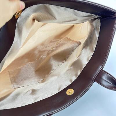 Angel Çanta Aksesuar İda Model Çanta Yapım Aparatı Koyu Kahve Light Gold Metalli - 2