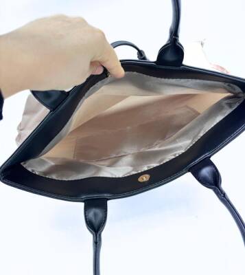 Angel Çanta Aksesuar İda Model Çanta Yapım Aparatı Siyah Light Gold Metalli - 2