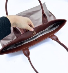 Angel Çanta Aksesuar İda Model Çanta Yapım Aparatı Taba Light Gold Metalli - 2