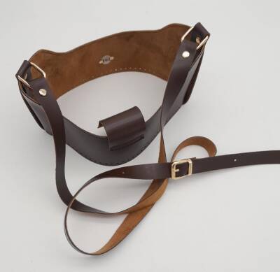 Angel Çanta Aksesuar Kahverengi Suni Deri 120x2 cm Çanta Saplı Deri Seti Light Gold Metalli - 4