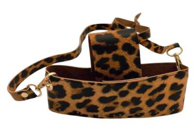 Angel Çanta Aksesuar Kapsül Model Leopar Renk Çanta Yapım Seti Light Gold Metalli - 6