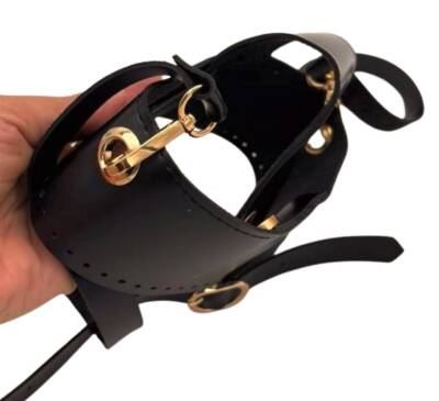 Angel Çanta Aksesuar Kapsül Model Siyah Renk Çanta Yapım Seti Light Gold Metalli - 2