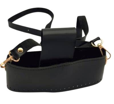 Angel Çanta Aksesuar Kapsül Model Siyah Renk Çanta Yapım Seti Light Gold Metalli - 4