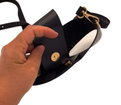 Angel Çanta Aksesuar Kapsül Model Siyah Renk Çanta Yapım Seti Light Gold Metalli - 3