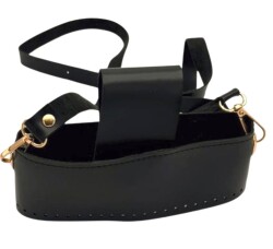 Angel Çanta Aksesuar Kapsül Model Siyah Renk Çanta Yapım Seti Light Gold Metalli - 4