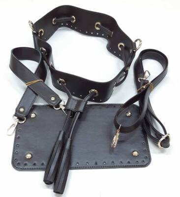 Angel Çanta Aksesuar Koyu Kahve Renk Torba Çanta Seti - 1