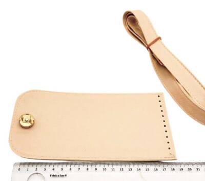 Angel Çanta Aksesuar Krem Renk Button Model Çanta Yapım Seti Light Gold Metalli - 2