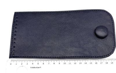 Angel Çanta Aksesuar Lacivert Renk Button Model Çanta Yapım Seti Light Gold Metalli - 2