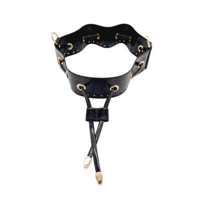 Angel Çanta Aksesuar Rugan Deri Torba Çanta Aparatı Siyah Renk - 1