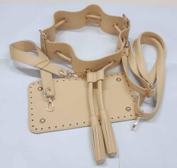 Angel Çanta Aksesuar Sarı Renk Torba Çanta Seti - Angel Çanta Aksesuar