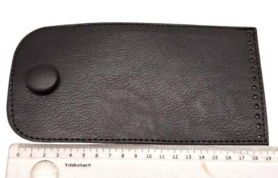 Angel Çanta Aksesuar Siyah Renk Button Model Çanta Yapım Seti Light Gold Metalli - 2