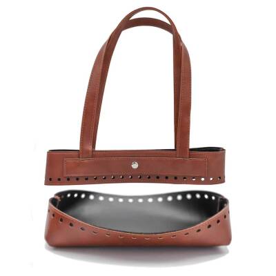 Angel Çanta Aksesuar Suni Deri İkili Çanta Aparatı Taba Renk - 1