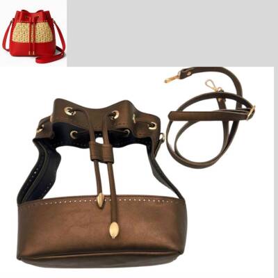 Angel Çanta Aksesuar Torba Model Çanta Yapım Aparatı Bakır Renk Light Gold Metalli - 1