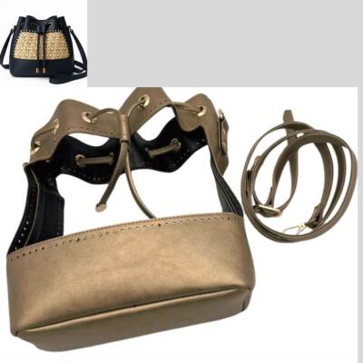 Angel Çanta Aksesuar Torba Model Çanta Yapım Aparatı Gold Renk Light Gold Metalli - 1