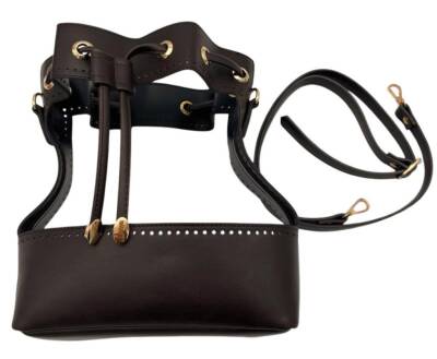 Angel Çanta Aksesuar Torba Model Çanta Yapım Aparatı Koyu Kahve Light Gold Metalli - 2