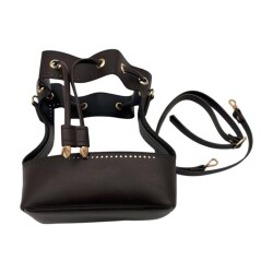 Angel Çanta Aksesuar Torba Model Çanta Yapım Aparatı Koyu Kahve Light Gold Metalli - 4