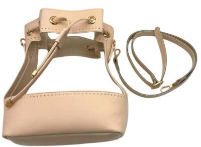 Angel Çanta Aksesuar Torba Model Çanta Yapım Aparatı Krem Renk Light Gold Metalli - 2