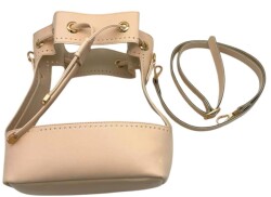 Angel Çanta Aksesuar Torba Model Çanta Yapım Aparatı Krem Renk Light Gold Metalli - 2