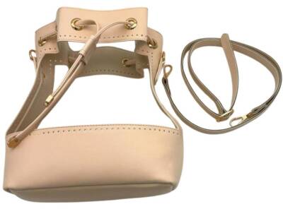 Angel Çanta Aksesuar Torba Model Çanta Yapım Aparatı Krem Renk Light Gold Metalli - 3
