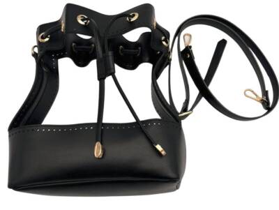 Angel Çanta Aksesuar Torba Model Çanta Yapım Aparatı Siyah Renk Light Gold Metalli - 4