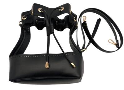 Angel Çanta Aksesuar Torba Model Çanta Yapım Aparatı Siyah Renk Light Gold Metalli - 2