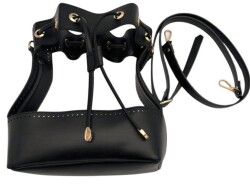 Angel Çanta Aksesuar Torba Model Çanta Yapım Aparatı Siyah Renk Light Gold Metalli - 4