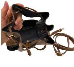 Angel Çanta Aksesuar Torba Model Çanta Yapım Aparatı Vizon Renk Light Gold Metalli - 2