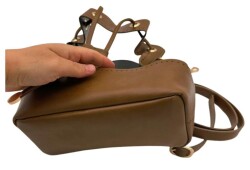 Angel Çanta Aksesuar Torba Model Çanta Yapım Aparatı Vizon Renk Light Gold Metalli - 4