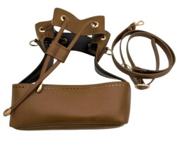 Angel Çanta Aksesuar Torba Model Çanta Yapım Aparatı Vizon Renk Light Gold Metalli - 6